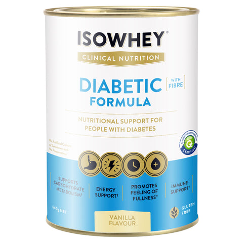 Isowhey Clinical Nutrition Diabetic Formula Vanilla 640g