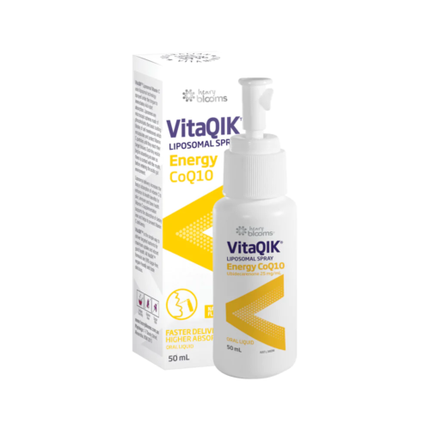 Blooms VitaQik Liposomal Energy COQ10 Spray 50ML - OhYouLuckyDuck.com.au