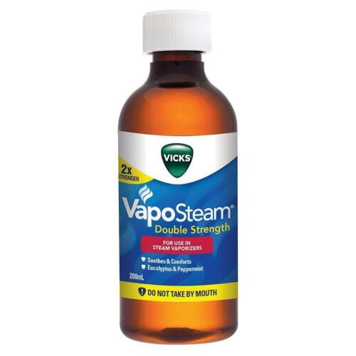 Vicks VapoSteam Inhalant Double Strength 200ml - OhYouLuckyDuck.com.au