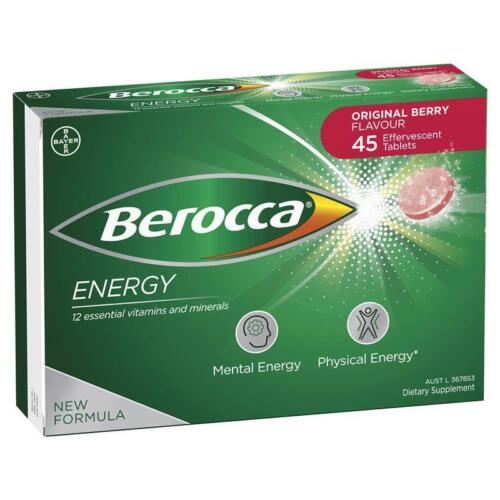 Berocca Energy Original Berry Effervescent Tabs 45 - OhYouLuckyDuck.com.au
