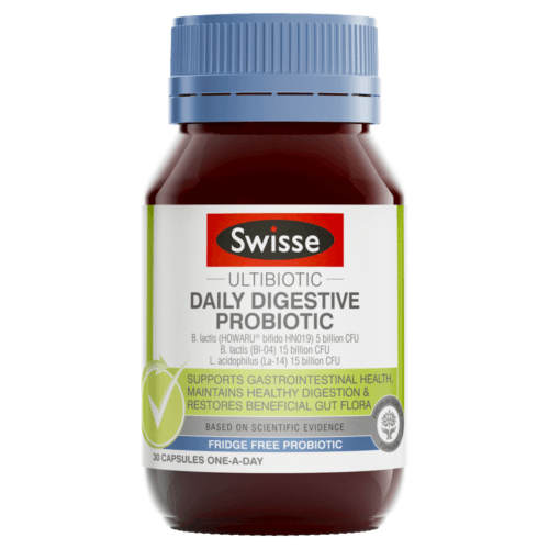 Swisse Ultibiotic Daily Digest Probiotic 30 Tablets - OhYouLuckyDuck.com.au
