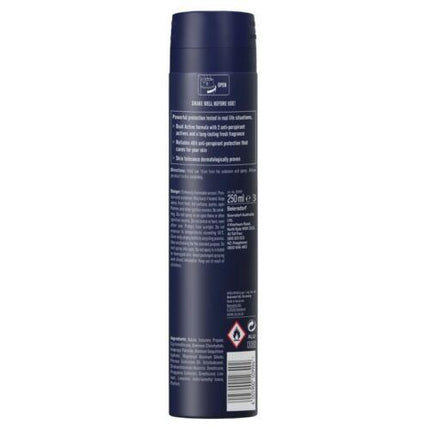 Nivea Men Everyday Active Fresh Anti Perspirant Aerosol 250ml - OhYouLuckyDuck.com.au