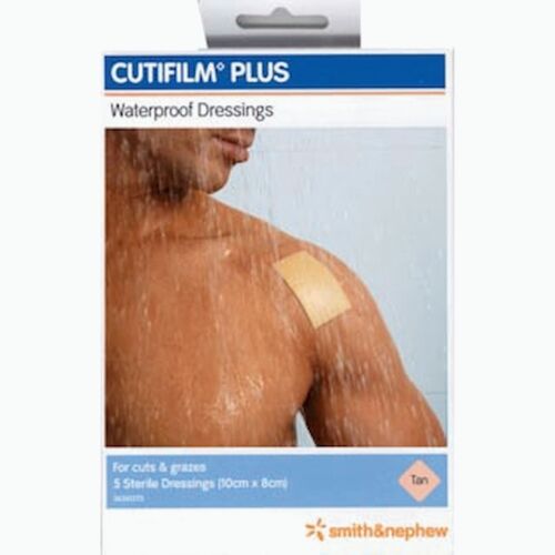 Cutifilm Plus Waterproof Dressing Tan 10 X 8cm 5 Pack - OhYouLuckyDuck.com.au