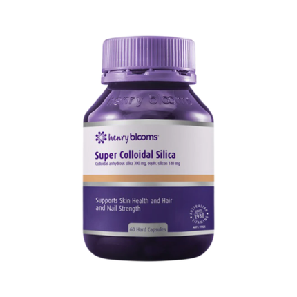Henry Blooms Super Colloidal Silica Caps 60 - OhYouLuckyDuck.com.au