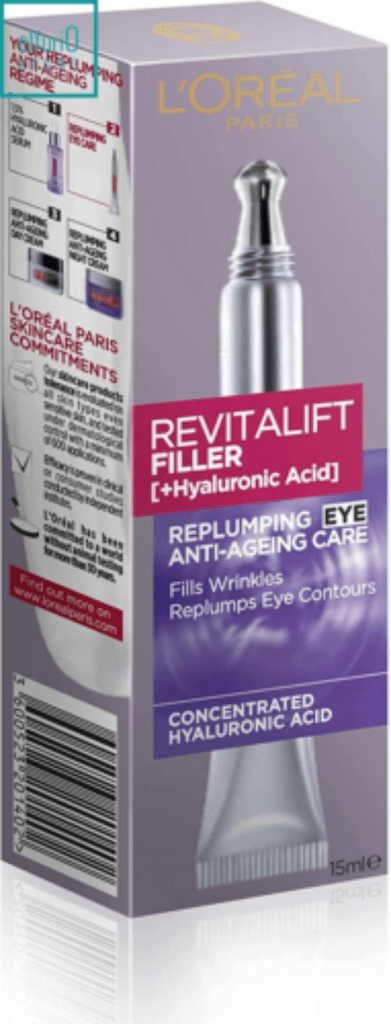 L'Oreal Paris Revitalift Filler Replumping Eye Cream 15ml - OhYouLuckyDuck.com.au