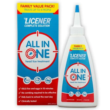 Licener Complete Solution Head Lice Treatment 200ml - OhYouLuckyDuck.com.au