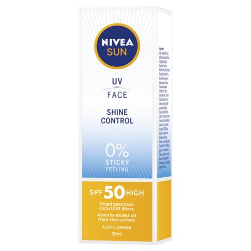 Nivea Sun UV Face Shine Control SPF 50 50ml - OhYouLuckyDuck.com.au
