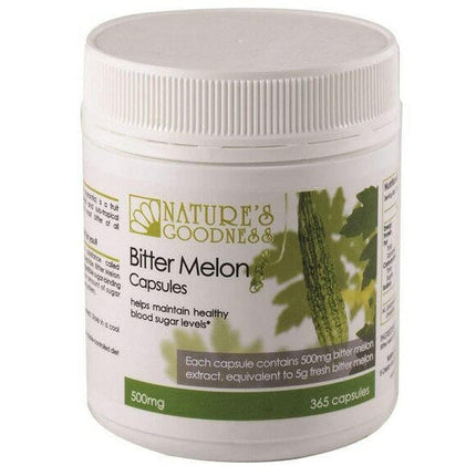 Nature's Goodness Australia Natural Goodness Bitter Melon 500mg 365c