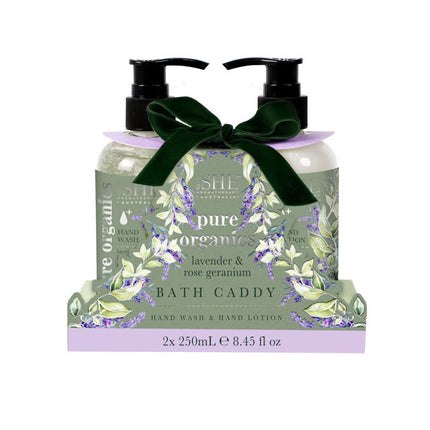 She Aromatherapy Pure Organics Bath Caddy Lavender & Rose Geranium