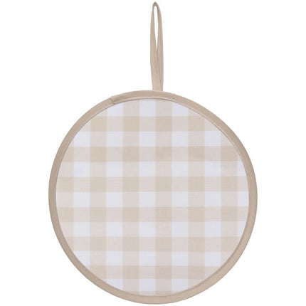 Wicked Sista Foldable Fan Classic Gingham