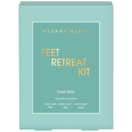Wicked Sista Feet Retreat Kit Fresh Mint