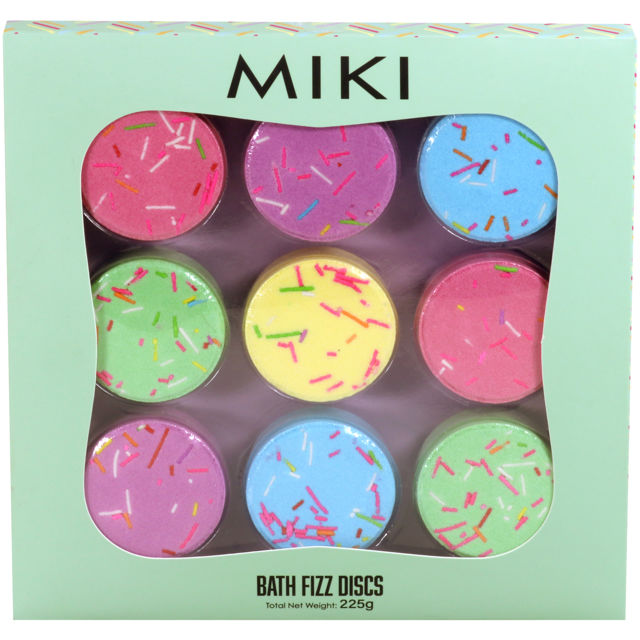 Miki Bath Fizz Discs 9 piece