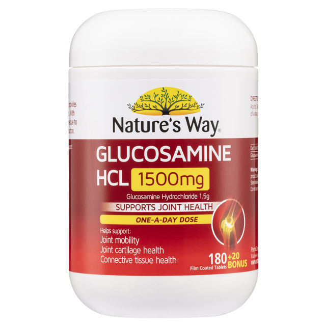 Nature's Way Glucosamine HCL 1500mg 200 Tablets