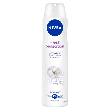 Nivea Fresh Sensation Antiperspirant Deodorant Spray 72 Hour Protection 250ML