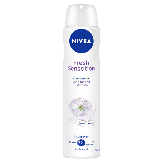 Nivea Fresh Sensation Antiperspirant Deodorant Spray 72 Hour Protection 250ML