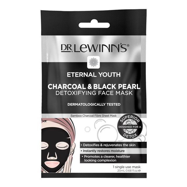 Dr Lewinn's Charcoal & Black Detoxifying Face Mask - OhYouLuckyDuck.com.au