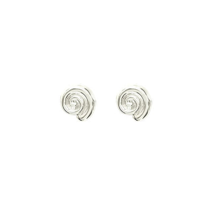 Wicked Sista Spiral Studs Silver