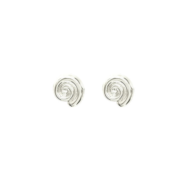 Wicked Sista Spiral Studs Silver