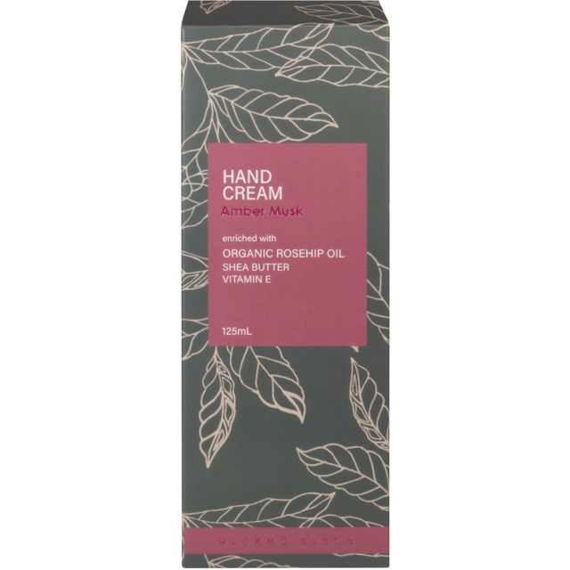 Wicked Sista Hand Cream Amber Musk 125mL