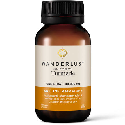 Wanderlust High Strength Lemon Balm for Nervous System Health and Calm 90 Capsules