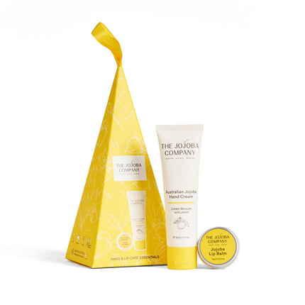 The Jojoba Company Jojoba Hand and Lip Care Essentials 2 Piece Set