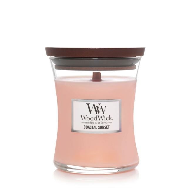 WoodWick Hinoki Dahlia Medium Hourglass Candle 12CM