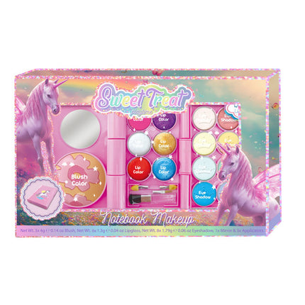Sweet Treats Make Up Notebook Kids Pretend Play Set