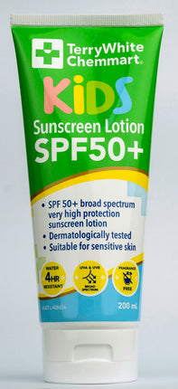 Terrywhite Chemmart Kids Sunscreen Lotion Spf50+ 200Ml