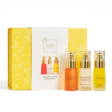 The Jojoba Company Jojoba Youthful Glow Essentials 3 Piece Set