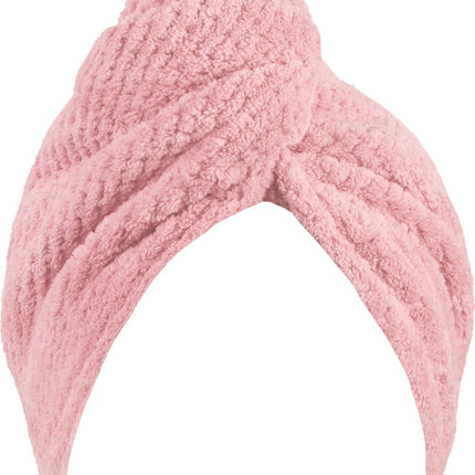 Wicked Sista Waffle Turban Hair Towel Light Pink