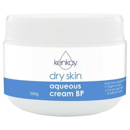 Kenkay Aqueous Cream BP Jar 500g - OhYouLuckyDuck.com.au