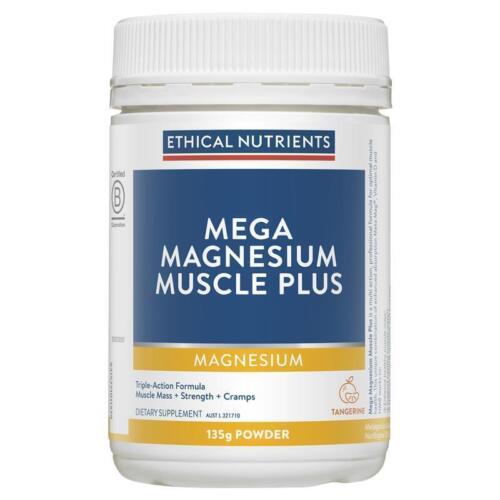 Ethical Nutrients Megazorb Mega Magnesium Muscle Plus Powder 135G - OhYouLuckyDuck.com.au