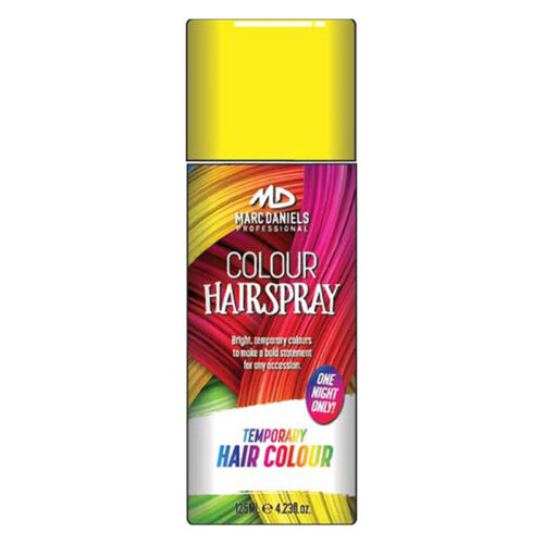 Marc Daniels Hair Colour Spray Yellow 85g Perfect For Hair - OhYouLuckyDuck.com.au