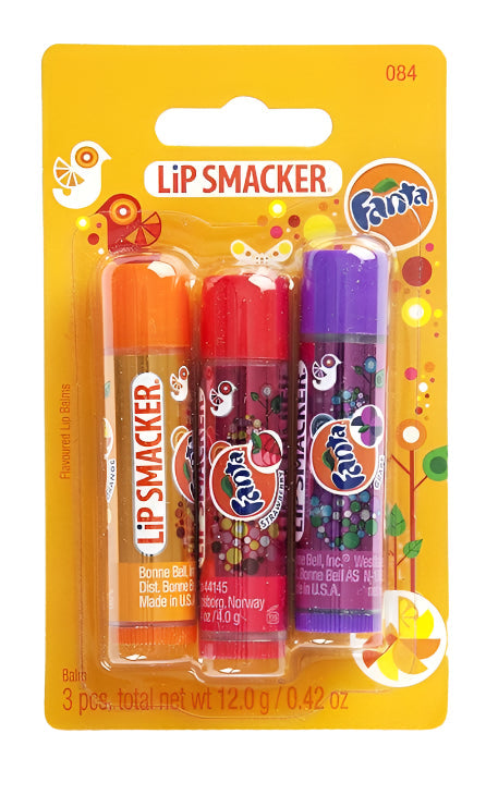 Lip Smacker Coca Cola Fanta Lip Balm Pack of 3
