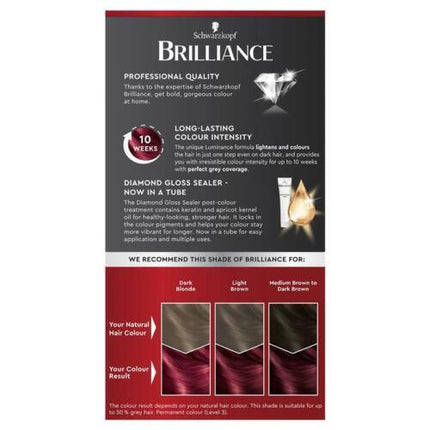 Schwarzkopf Brilliance L43 Smouldering Red - OhYouLuckyDuck.com.au