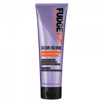 Fudge Conditioner Clean Blonde Violet Toning 250ML - OhYouLuckyDuck.com.au