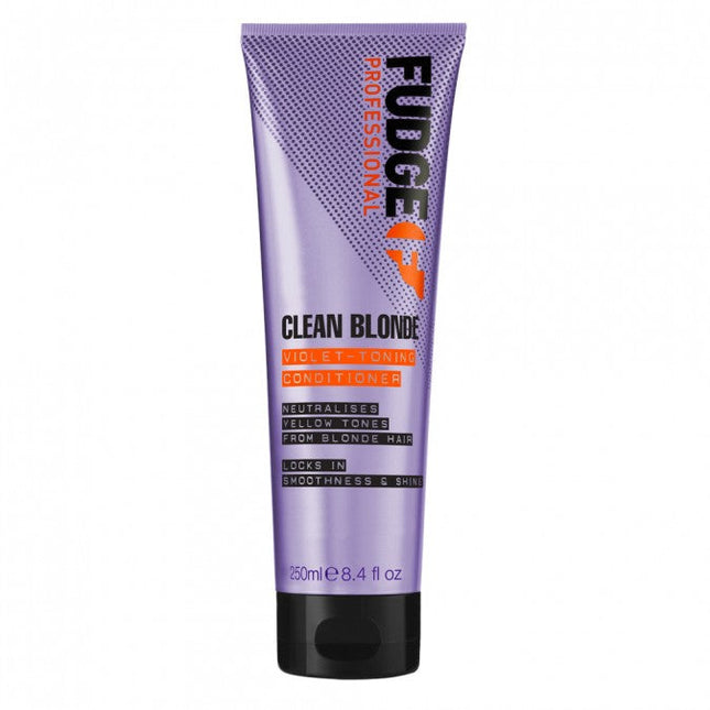 Fudge Conditioner Clean Blonde Violet Toning 250ML - OhYouLuckyDuck.com.au