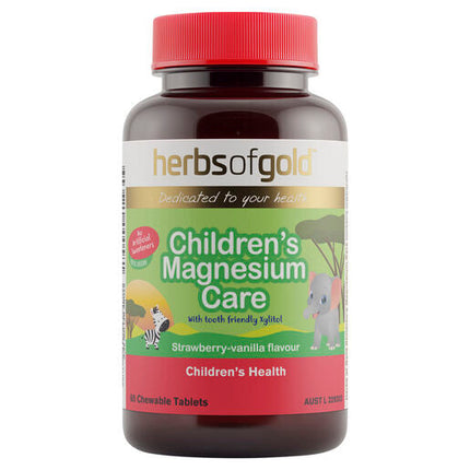 Herbs of Gold Children's Magnesium Care 60 Tablets