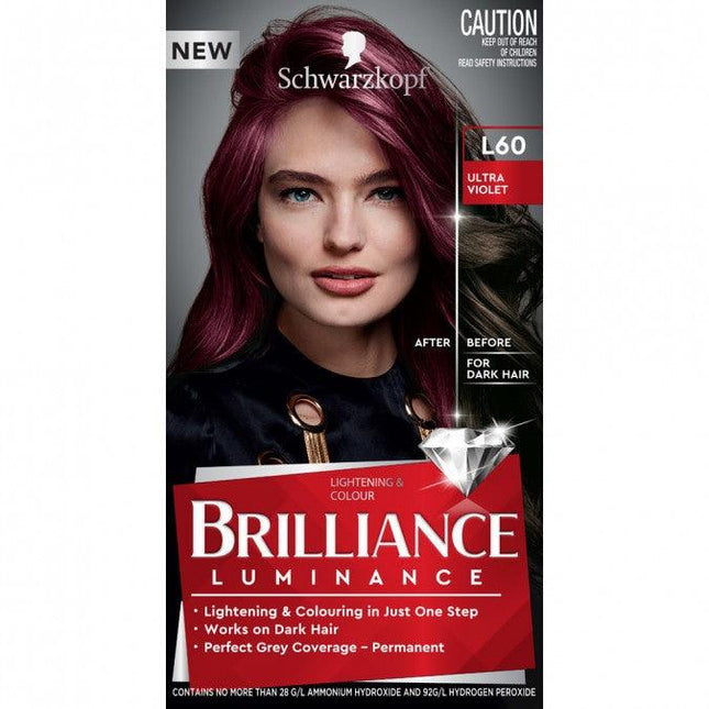 Schwarzkopf Brilliance L60 Ultra Violet - OhYouLuckyDuck.com.au