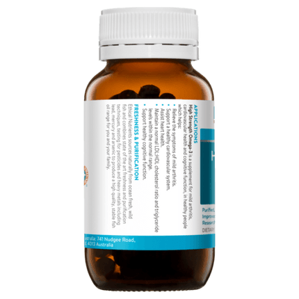Ethical Nutrients High Strength Omega-3 60 Capsules - OhYouLuckyDuck.com.au