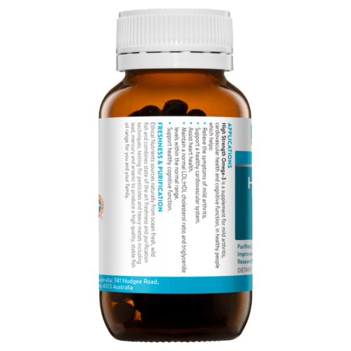 Ethical Nutrients High Strength Omega-3 60 Capsules - OhYouLuckyDuck.com.au