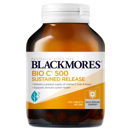 Blackmores Bio C 500 Sustained Release 200 Tablets - OhYouLuckyDuck.com.au