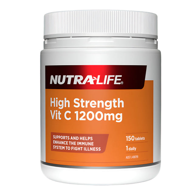 Nutra-Life High Strength Vitamin C 1200ML 150 Tablets