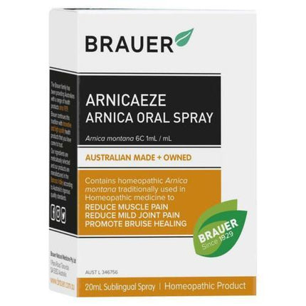 Brauer Arnicaeze Arnica Oral Spray 20ml - OhYouLuckyDuck.com.au