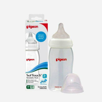 Pigeon Softouch Bottle Peristaltic Plus PP 240ML - OhYouLuckyDuck.com.au