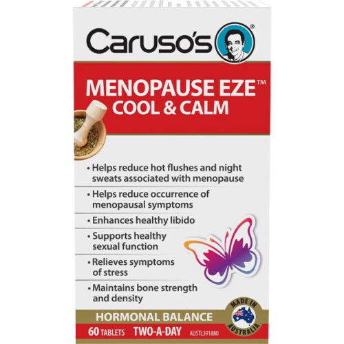 Caruso's Menopause Eze Cool & Calm Tabs 60 - OhYouLuckyDuck.com.au