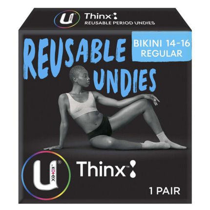 U By Kotex Reusable Period Undies Bikini Regular Size 14-16 - OhYouLuckyDuck.com.au