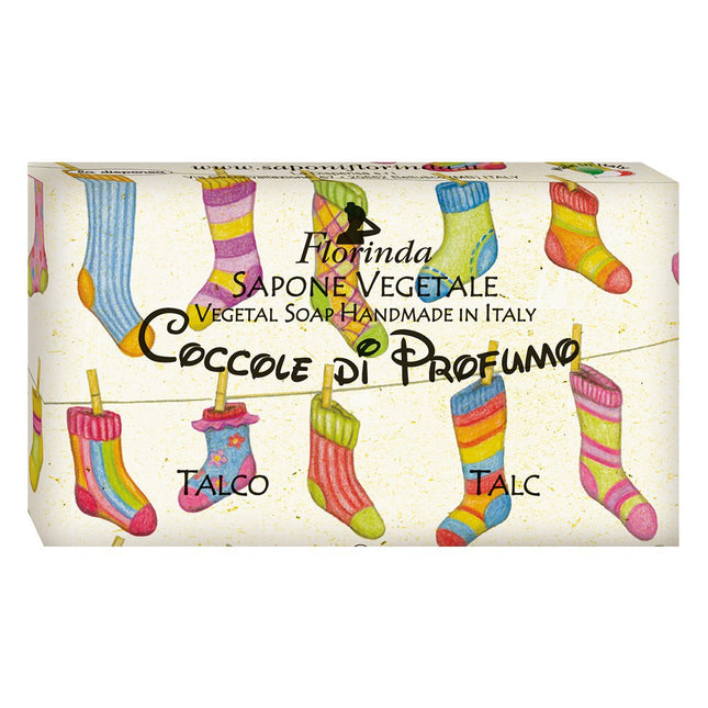 Florinda Baby Coccole di Profumo (Scented Cuddles) Talc Vegetale Soap Bar 100g