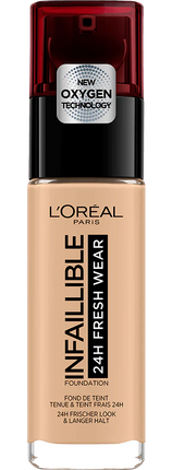 LOREAL 24H Fresh Wear Foundation 120 Vanilla - OhYouLuckyDuck.com.au