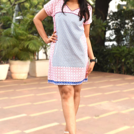Zoha Online Mishka Printed Cotton Dress